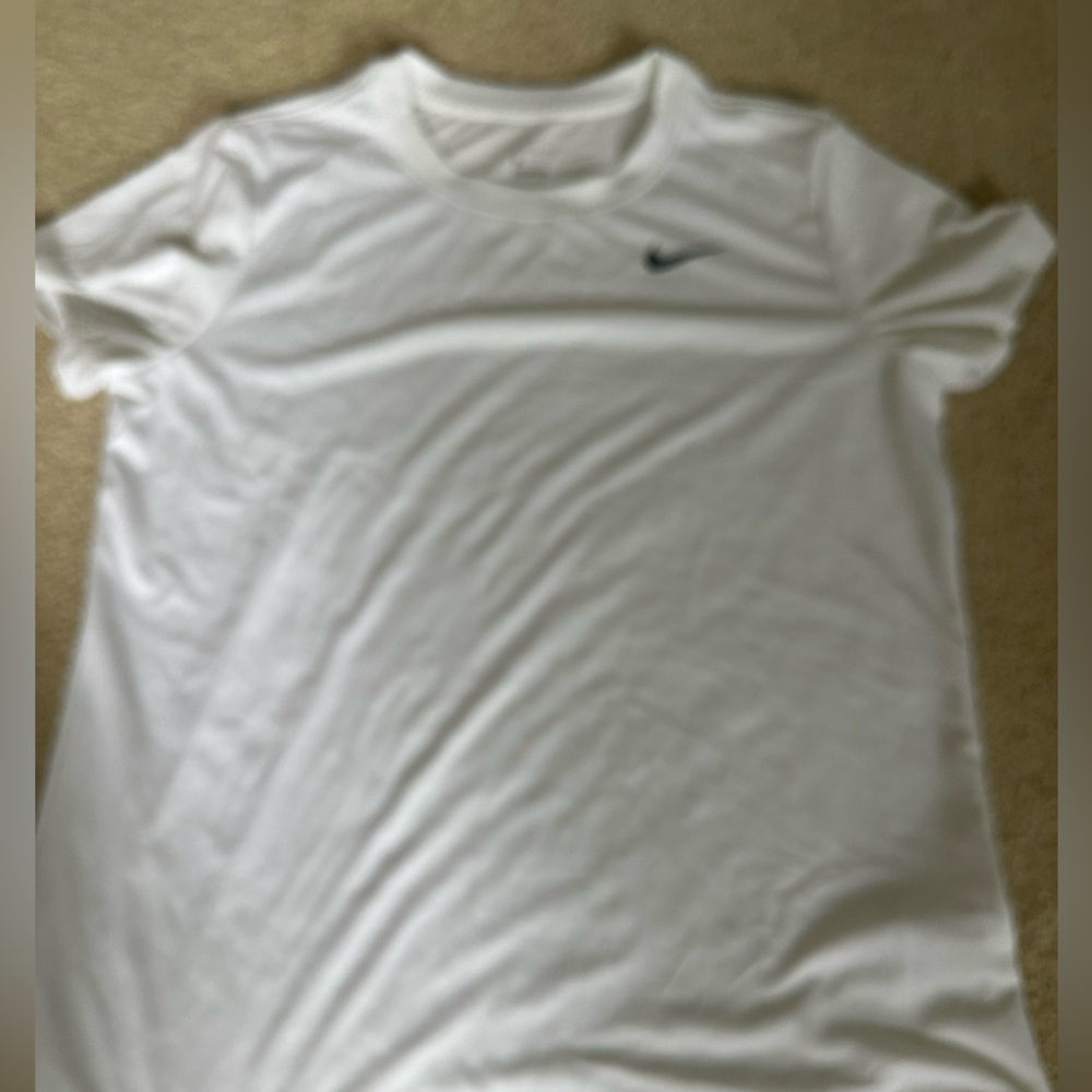 Nike White Crew Neck Tee